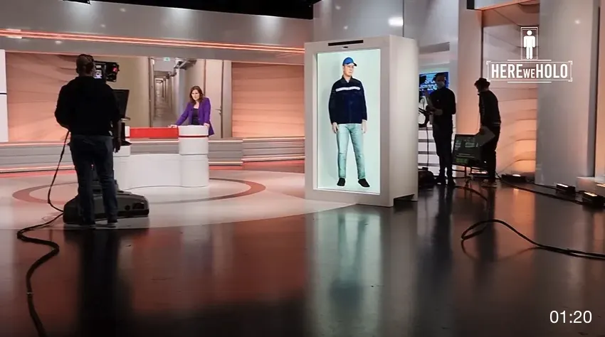 Politiehologram bij Opsporing Verzocht, Holobox HEREweHOLO